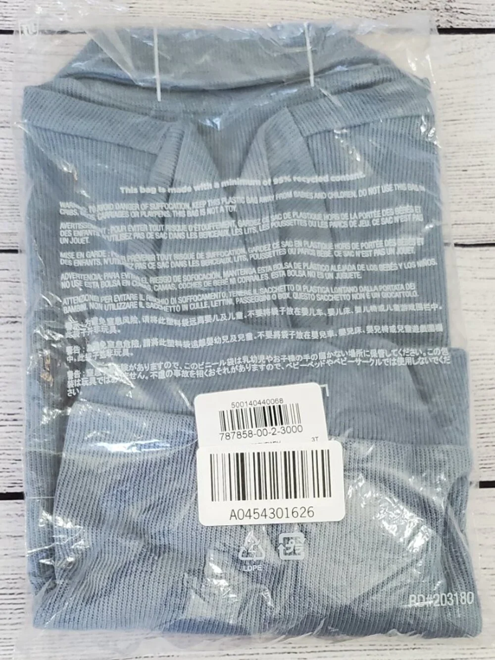 Old Navy Toddler Boy Oversized Long-Sleeve Ribbed Polo Sweater Size 3T NWT Blue
